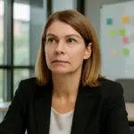 Frau, mittleres Alter, Menopause, Unternehmen