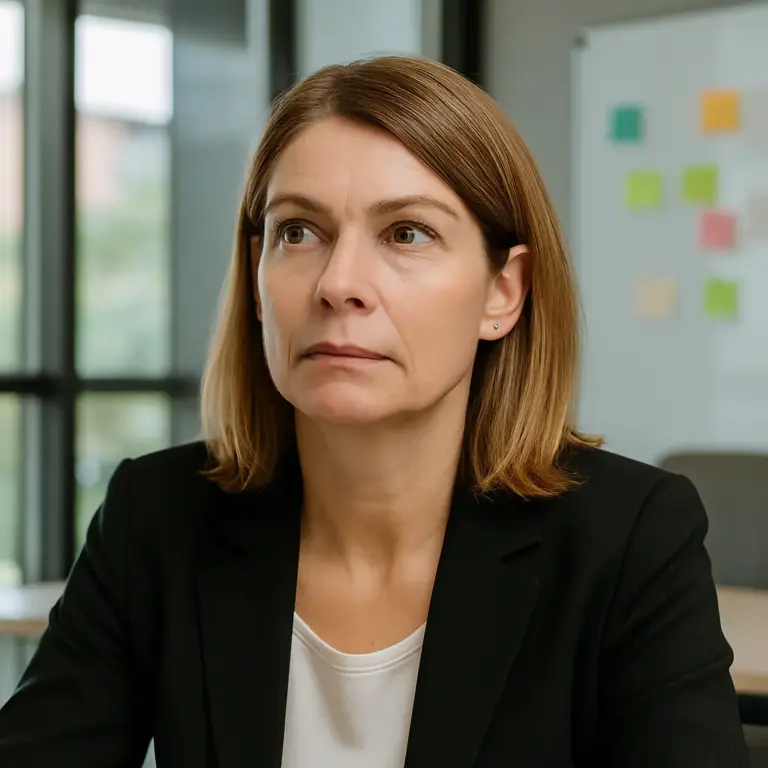 Frau, mittleres Alter, Menopause, Unternehmen