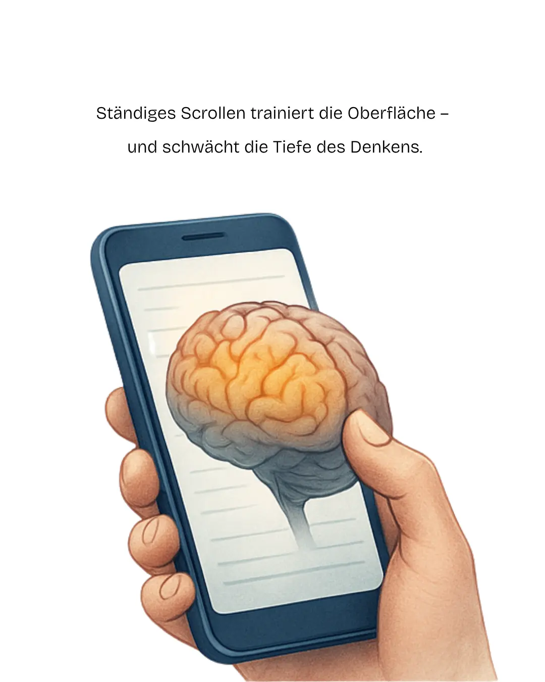 Symboldbild Gehirn scrollen